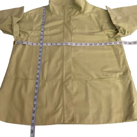 Lafayette 148 Jacket Blazer Swing Coat Snap Front Yellow Pockets Bell Sleeves 14 - Picture 6 of 15